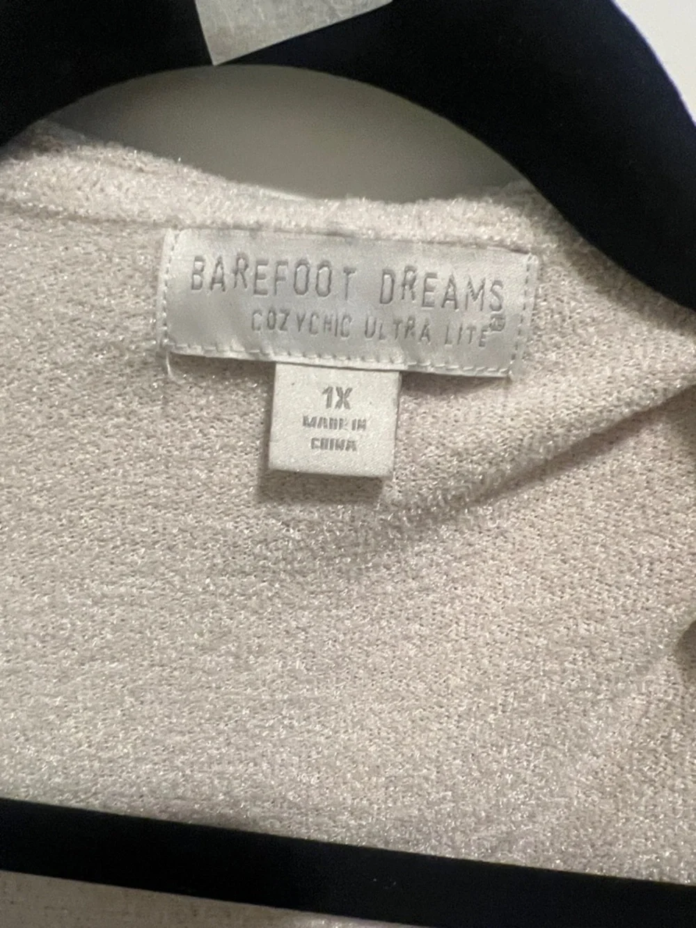 Barefoot Dreams CozyChic Ultra Lite Hooded Cardigan 1x